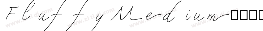 Fluffy Medium字体转换